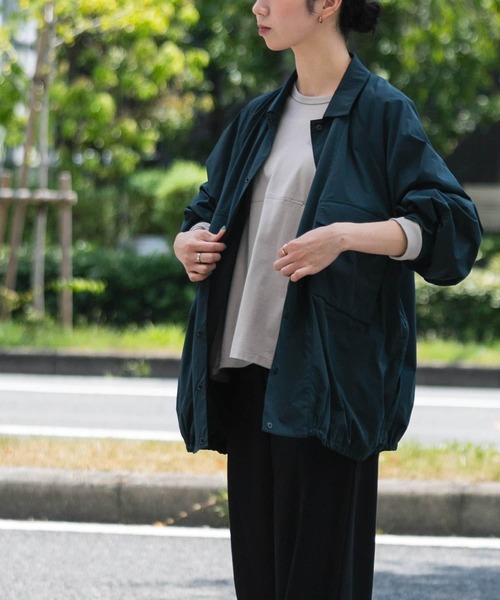 EKAL(エカル)の「MoLightフィールドジャケット(その他アウター・レディース・ブラック/グリーン・ONE)」の10枚目の写真