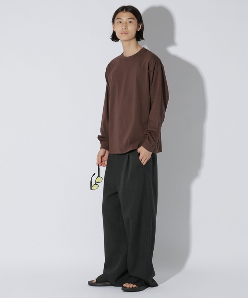 LAKOLE(ラコレ)の「ヘビーウエイトパックロンT / 1046839(Tシャツ/カットソー・メンズ・ブラウン/ブラック/ネイビー/ホワイト・LARGE/MEDIUM/SMALL)」の22枚目の写真
