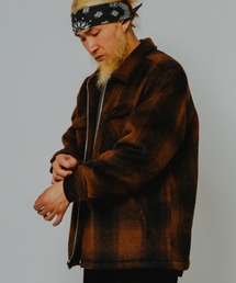 BIG MIKE（ビッグマイク）の「BIG MIKE ビッグマイク /26秋冬新作 起毛チェック 裏キルティング ジップジャケット //// 102646400 102646401（ブルゾン）」