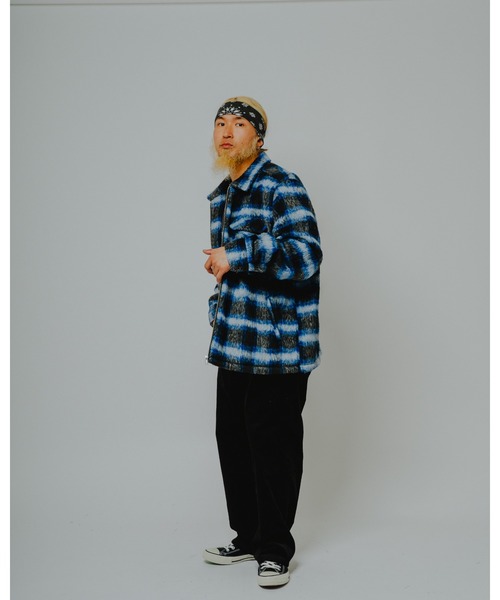 BIG MIKE(ビッグマイク)の「BIG MIKE ビッグマイク /26秋冬新作 起毛チェック 裏キルティング ジップジャケット //// 102646400 102646401(ブルゾン・メンズ・ブラック×ブルー/ベージュ系その他/ブラウン系その他/ホワイト×ブラック・MEDIUM/LARGE/X-LARGE)」の18枚目の写真