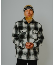 ability（アビリティ）の「BIG MIKE ビッグマイク /26秋冬新作 起毛チェック 裏キルティング ジップジャケット //// 102646400 102646401（ブルゾン）」