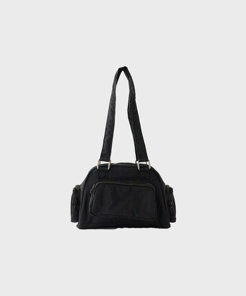 UNSTOA(アンストア)の「Single-handle nylon handbag with gusset 秋服 冬服(ハンドバッグ・レディース・ブラック・FREE)」の1枚目の写真