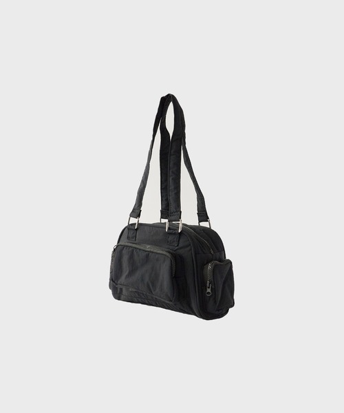 UNSTOA(アンストア)の「Single-handle nylon handbag with gusset 秋服 冬服(ハンドバッグ・レディース・ブラック・FREE)」の2枚目の写真