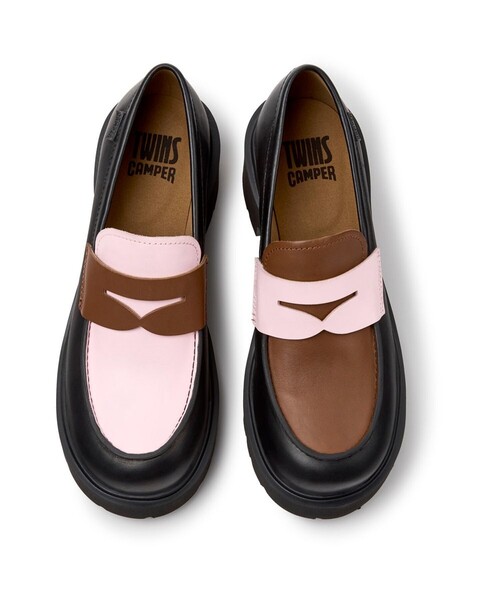 CAMPER（カンペール）の「[カンペール] TWINS / カジュアルシューズ（ドレスシューズ・レディース・ピンク・23.5cm/23.0cm/24.0cm/25.0cm）」の3枚目の写真