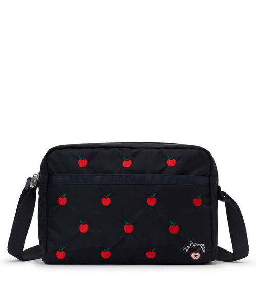LeSportsac(レスポートサック)の「DANIELLA CROSSBODY レッドアップルエンブロイダリー(ショルダーバッグ・レディース・ブルー・FREE)」の4枚目の写真