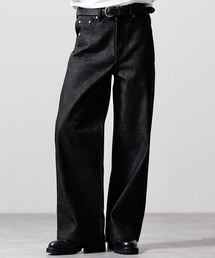 CLEL(�N���C��)�́yCLEL�zRigid/Onewash Straight Denim Pants / ���W�b�g/�����E�H�b�V�� �X�g���[�g�f�j���p���c(�f�j���p���c)