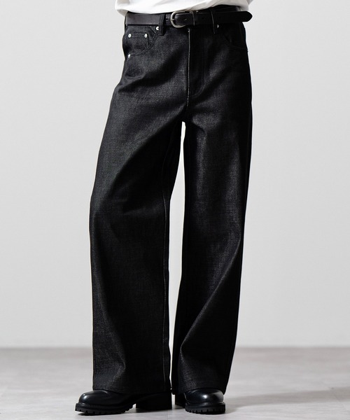 CLEL(�N���C��)�́yCLEL�zRigid/Onewash Straight Denim Pants / ���W�b�g/�����E�H�b�V�� �X�g���[�g�f�j���p���c(�f�j���p���c)