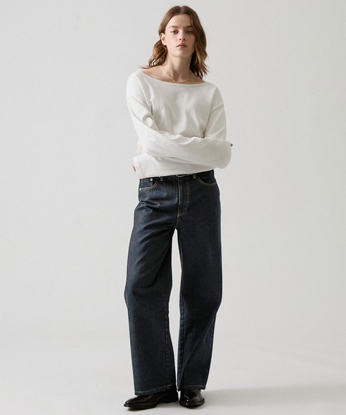 CLEL(クレイル)の「【CLEL】Rigid/Onewash Straight Denim Pants / リジット/ワンウォッシュ ストレートデニムパンツ(デニムパンツ・メンズ・インディゴブルー/ブラック/ブルー系・L/M/S/XS)」の5枚目の写真