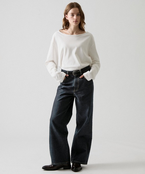 CLEL(クレイル)の「【CLEL】Rigid/Onewash Straight Denim Pants / リジット/ワンウォッシュ ストレートデニムパンツ(デニムパンツ・メンズ・インディゴブルー/ブラック/ブルー系・L/M/S/XS)」の6枚目の写真