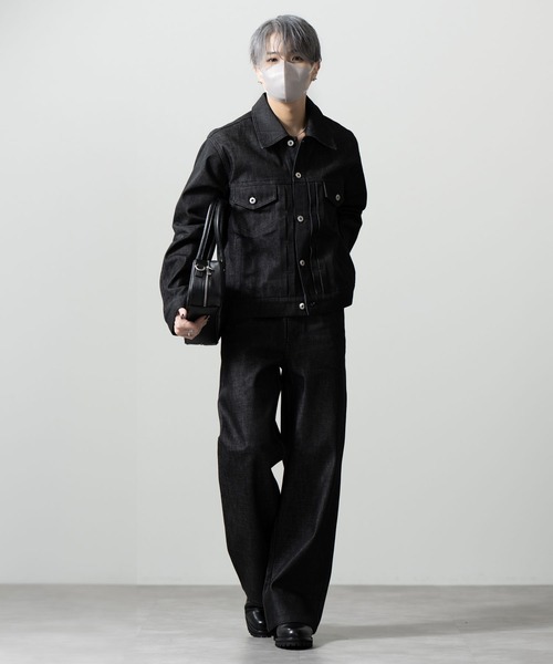 CLEL(クレイル)の「【CLEL】Rigid/Onewash Straight Denim Pants / リジット/ワンウォッシュ ストレートデニムパンツ(デニムパンツ・メンズ・インディゴブルー/ブラック/ブルー系・L/M/S/XS)」の18枚目の写真