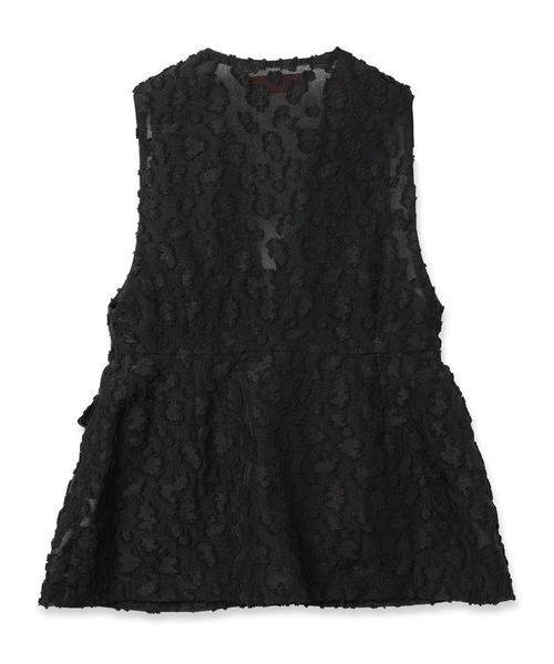 mintdesigns（ミントデザインズ）の「Floral Jacquard Vest（ベスト・レディース・ブラック/ホワイト・ONESIZE）」の9枚目の写真