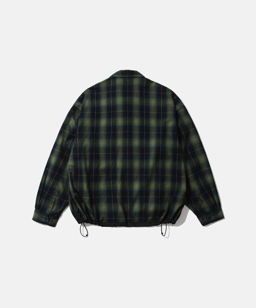 MOIF（モイフ）の「[AW26] ワイドドローストリングブルゾン / フォレストグリーン（その他アウター・メンズ・その他・1(S)/2(M)/3(L)）」の2枚目の写真
