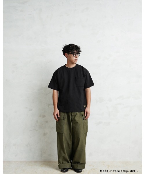 WAIPER.inc（ワイパーインク）の「WAIPER×Goodwear 2W7-16237 S/S ポケット 半袖 Tシャツ（Tシャツ/カットソー・メンズ・ホワイト/ブラック・L/XL）」の4枚目の写真