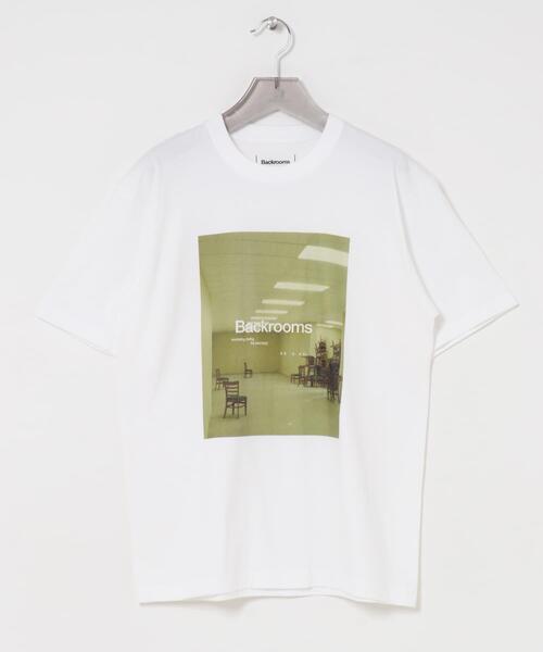 URBAN RESEARCH(アーバンリサーチ)の「URBAN RESEARCH×Backrooms×A24 LIMINAL SPACE T-SHIRTS(Tシャツ/カットソー・メンズ・イエロー系その他/ホワイト/ブラック・MEDIUM/X-LARGE/LARGE)」の1枚目の写真