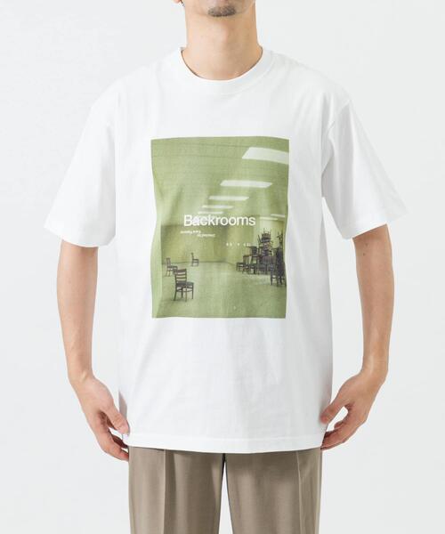 URBAN RESEARCH(アーバンリサーチ)の「URBAN RESEARCH×Backrooms×A24 LIMINAL SPACE T-SHIRTS(Tシャツ/カットソー・メンズ・イエロー系その他/ホワイト/ブラック・MEDIUM/X-LARGE/LARGE)」の4枚目の写真