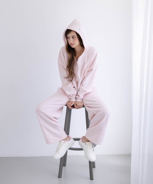 U.S. POLO ASSN.(ユーエスポロアッスン)の「【U.S. POLO ASSN.】clear 別注 裏起毛スウェットパンツ(セット可)(スウェットパンツ・レディース・ピンク/グレー/ブラック・F)」の16枚目の写真