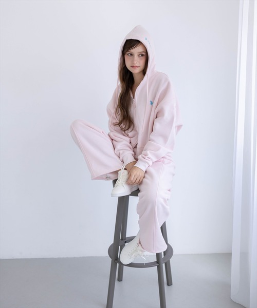 U.S. POLO ASSN.(ユーエスポロアッスン)の「【U.S. POLO ASSN.】clear 別注 裏起毛スウェットパンツ(セット可)(スウェットパンツ・レディース・ピンク/グレー/ブラック・F)」の17枚目の写真