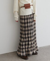 シャーリングナロースカート