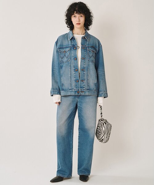 Whim Gazette(ウィムガゼット)の「【Wrangler】デニムパンツ/セットアップ可(デニムパンツ・レディース・ブルー・36/38)」の3枚目の写真