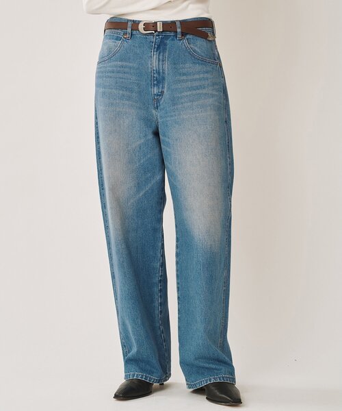 Whim Gazette(ウィムガゼット)の「【Wrangler】デニムパンツ/セットアップ可(デニムパンツ・レディース・ブルー・36/38)」の2枚目の写真