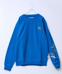 FREDY MAC（フレディーマック）の「【FREDYMAC/フレディマック】ユニセックス アニマルお化け刺繍フリースクルーネック（スウェット）」