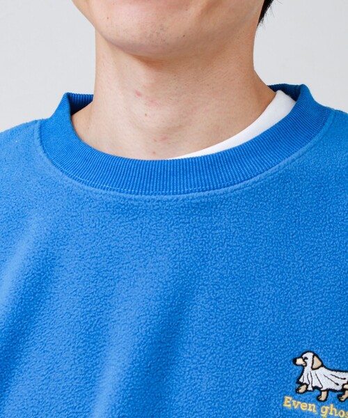 FREDY MAC（フレディーマック）の「【FREDYMAC/フレディマック】ユニセックス アニマルお化け刺繍フリースクルーネック（スウェット・メンズ・チャコールグレー/ブラック/レッド/ブルー・M/L）」の15枚目の写真