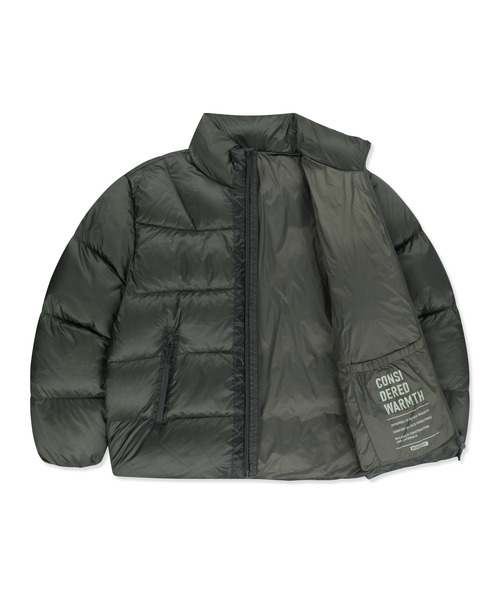 BROWNBREATH(ブラウンブレス)の「SEAM LAYERED DOWN JACKET (3colors)(ダウンジャケット/コート・レディース・ブラック/グレー/グリーン・LARGE/MEDIUM/SMALL/X-LARGE)」の3枚目の写真