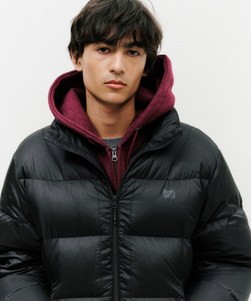 BROWNBREATH(ブラウンブレス)の「SEAM LAYERED DOWN JACKET (3colors)(ダウンジャケット/コート・レディース・ブラック/グレー/グリーン・LARGE/MEDIUM/SMALL/X-LARGE)」の5枚目の写真