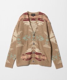 PENDLETON（ペンドルトン）の「＜PENDLETON＞マルチ ジャガード Vネック カーディガン（カーディガン/ボレロ）」