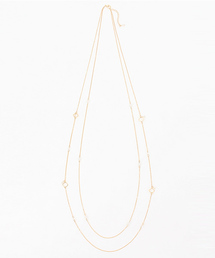 earth music&ecology | ビジュースクエアロングネックレス(ネックレス)