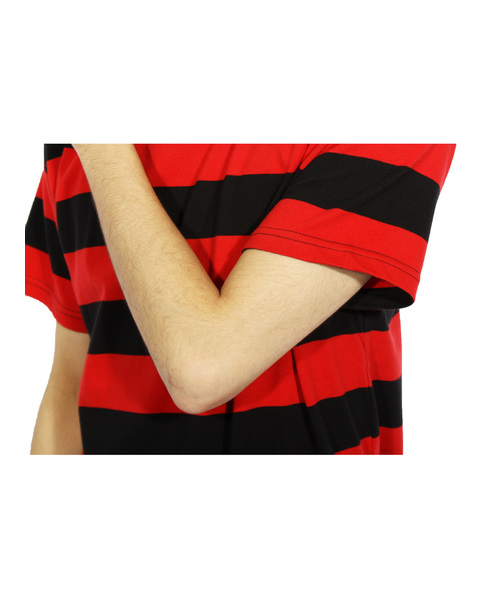 8(eight)(エイト)の「ボーダー 半袖Tシャツ(Tシャツ/カットソー・メンズ・ブラック×レッド/ブルー/ブラック×ホワイト/ブラック×グレー/ネイビー/グレー×ホワイト/レッド・LARGE/MEDIUM/SMALL)」の14枚目の写真