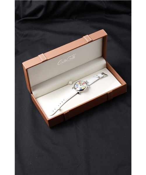 BRILLA per il gusto（ブリッラペルイルグースト）の「GaGa MILANO / MANUALE 40MM ACCIAIO 5020.7（アナログ腕時計・メンズ・ホワイト・ONE SIZE）」の7枚目の写真