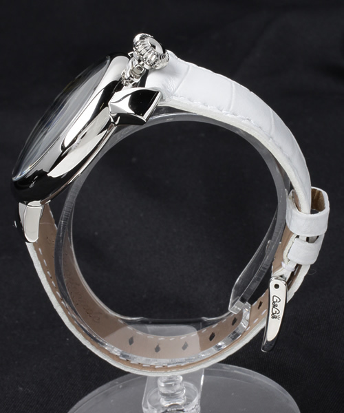BRILLA per il gusto（ブリッラペルイルグースト）の「GaGa MILANO / MANUALE 40MM ACCIAIO 5020.7（アナログ腕時計・メンズ・ホワイト・ONE SIZE）」の8枚目の写真