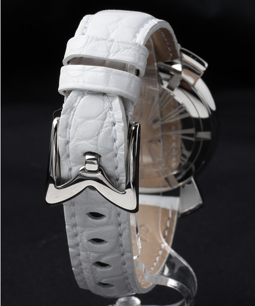 BRILLA per il gusto（ブリッラペルイルグースト）の「GaGa MILANO / MANUALE 40MM ACCIAIO 5020.7（アナログ腕時計・メンズ・ホワイト・ONE SIZE）」の9枚目の写真