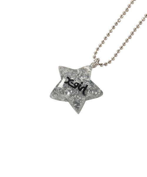 X-girl（エックスガール）の「CANDY STAR NECKLACE（ネックレス・レディース・ブルー/ピンク/シルバー・ONE SIZE）」の4枚目の写真