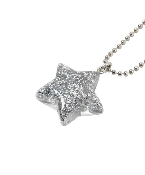 X-girl（エックスガール）の「CANDY STAR NECKLACE（ネックレス・レディース・ブルー/ピンク/シルバー・ONE SIZE）」の5枚目の写真