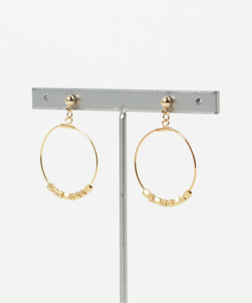 TONE SELECT GOODS(トーンセレクトグッズ)の「【Kodemari】metal×circle ピアス(ピアス(両耳用)・レディース・その他・FREE)」の2枚目の写真