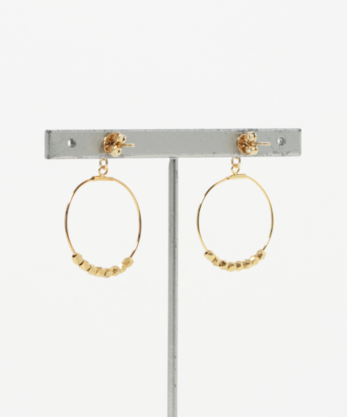 TONE SELECT GOODS(トーンセレクトグッズ)の「【Kodemari】metal×circle ピアス(ピアス(両耳用)・レディース・その他・FREE)」の3枚目の写真