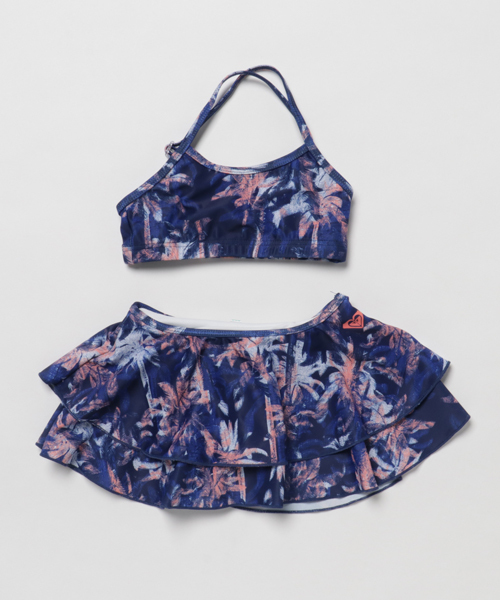 ROXY(ロキシー)の「MINI WASHED PALMS(水着)」|ネイビー