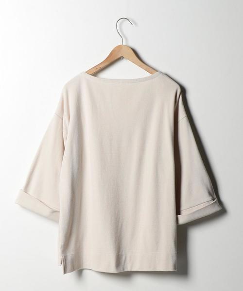 coen(コーエン)の「STフライスVネックカットソー(ブラック ⇒ WEB限定カラー)(その他トップス・レディース・アイボリー/ワイン/ブラック/ネイビー・FREE)」の13枚目の写真