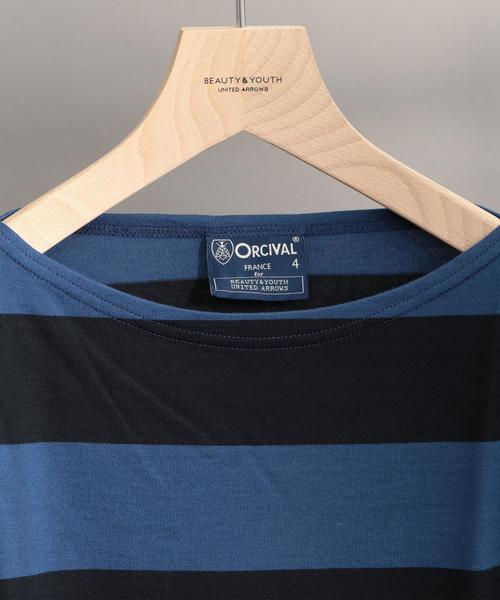 ORCIVAL(オーシバル)の「【別注】 <ORCIVAL> WIDE BOAT LONG SLEEVE TEE/カットソー(Tシャツ/カットソー・メンズ・ホワイト/グレー/ネイビー・5/3/4)」の5枚目の写真