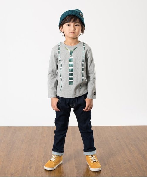 apres les cours（アプレレクール）の「ハイカットスニーカー（スニーカー・キッズ・カーキ/ブラック/キナリ/マスタード・16/15 /20/18/19/17/14）」の6枚目の写真