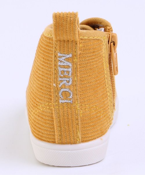 apres les cours（アプレレクール）の「ハイカットスニーカー（スニーカー・キッズ・カーキ/ブラック/キナリ/マスタード・16/15 /20/18/19/17/14）」の9枚目の写真