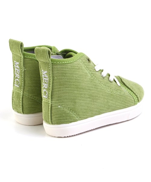 apres les cours（アプレレクール）の「ハイカットスニーカー（スニーカー・キッズ・カーキ/ブラック/キナリ/マスタード・16/15 /20/18/19/17/14）」の11枚目の写真