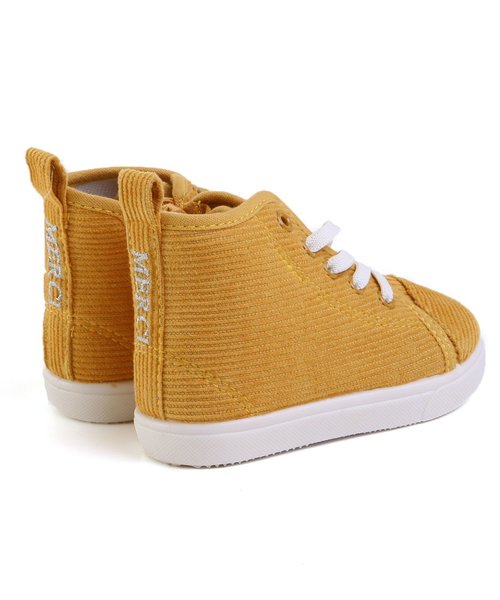 apres les cours（アプレレクール）の「ハイカットスニーカー（スニーカー・キッズ・カーキ/ブラック/キナリ/マスタード・16/15 /20/18/19/17/14）」の13枚目の写真