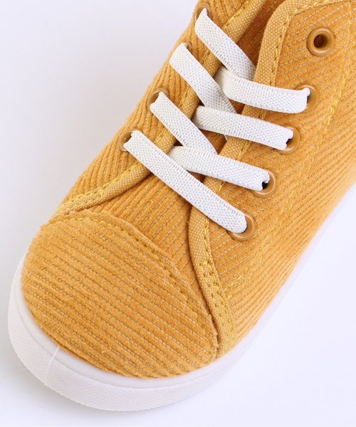 apres les cours（アプレレクール）の「ハイカットスニーカー（スニーカー・キッズ・カーキ/ブラック/キナリ/マスタード・16/15 /20/18/19/17/14）」の14枚目の写真