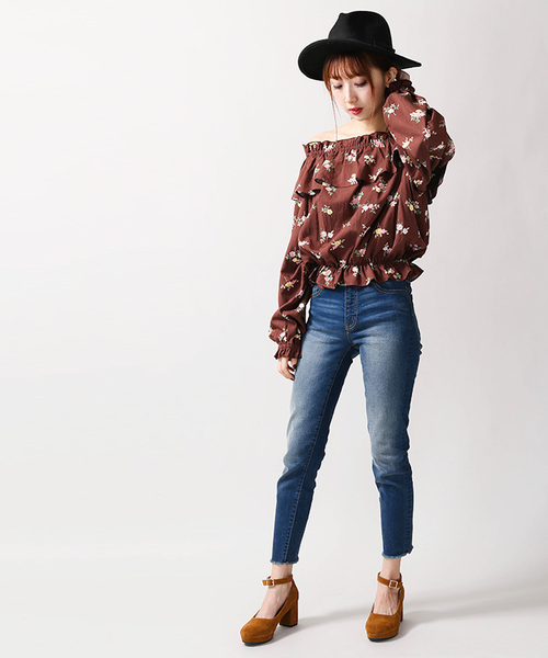 WEGO（ウィゴー）の「WEGO/フリルオフショルブラウス（シャツ/ブラウス・レディース・その他1/その他2・LARGE/MEDIUM）」の9枚目の写真