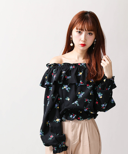 WEGO（ウィゴー）の「WEGO/フリルオフショルブラウス（シャツ/ブラウス・レディース・その他1/その他2・LARGE/MEDIUM）」の13枚目の写真