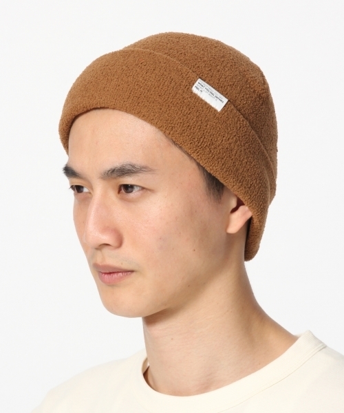 GLOBAL WORK（グローバルワーク）の「【ウォッシャブル】フェザーヤーンニットワッチ/762564（ニットキャップ/ビーニー・メンズ・ブラック/ベージュ/ネイビー/グレー/オレンジ/ワインレッド・FREE）」の4枚目の写真