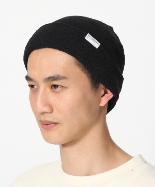 GLOBAL WORK（グローバルワーク）の「【ウォッシャブル】フェザーヤーンニットワッチ/762564（ニットキャップ/ビーニー・メンズ・ブラック/ベージュ/ネイビー/グレー/オレンジ/ワインレッド・FREE）」の2枚目の写真